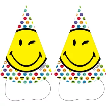 Emoji Wink Parti kalap, csákó 8 db-os