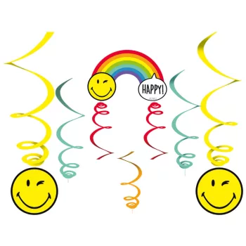 Emoji Wink Szalag dekoráció 6 db-os szett