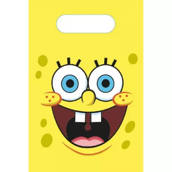 SpongyaBob Laugh ajándéktasak, ajándékzacskó 8 db-os