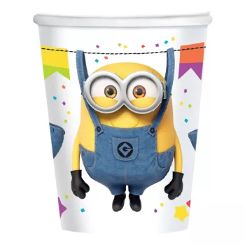 Minyonok Hooray papír pohár 8 db-os 250 ml
