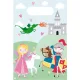 Hercegnő és Lovag Middle Ages ajándéktasak, ajándékzacskó 8 db-os