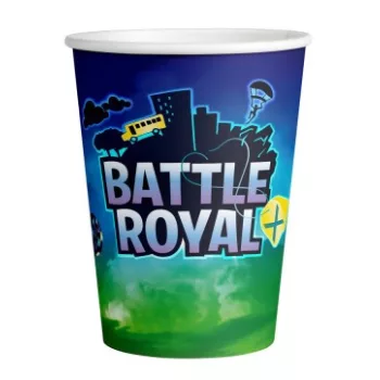 Battle Royal Storm papír pohár 8 db-os 250 ml
