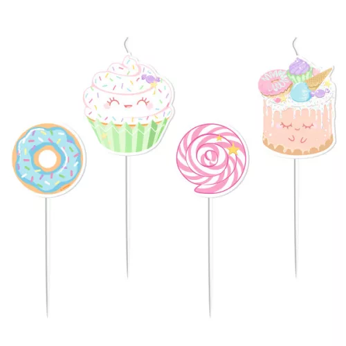 Sütemény Crazy Cake tortagyertya, gyertya szett 4 db-os