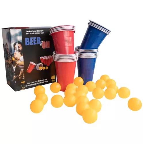 Sörpong Beer Pong ivójáték 48 db-os