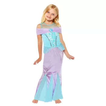 Sellő Purple jelmez 10-12 év