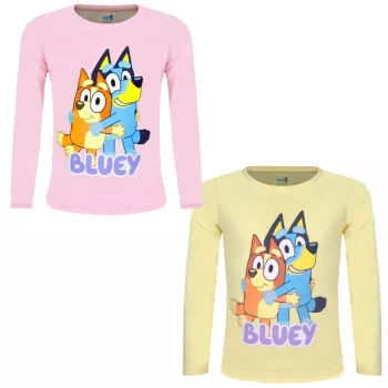   Bluey Hug gyerek hosszú póló, felső 2 - 6 év / 92 - 116 cm
