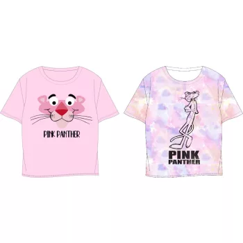   Rózsaszín Párduc Pink gyerek rövid póló, felső 9 - 14 év / 134 - 164 cm