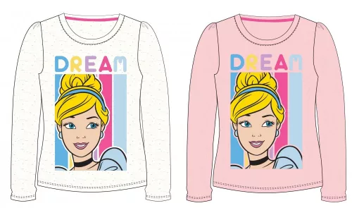 Disney Hercegnők Dream gyerek hosszú póló, felső 3 - 8 év / 98 - 128 cm