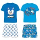 Sonic a sündisznó Speedster Sleep gyerek rövid pizsama 3 - 8 év / 98 - 128 cm