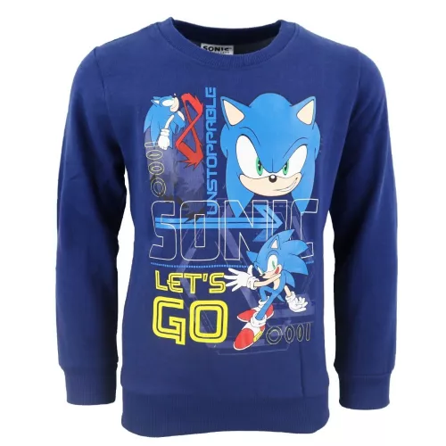 Sonic a sündisznó Go gyerek pulóver 4 - 12 év / 104 - 152 cm