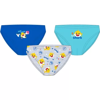   Baby Shark Fun gyerek fehérnemű, alsó 3 darab/csomag 2 - 5 év / 92 - 110 cm