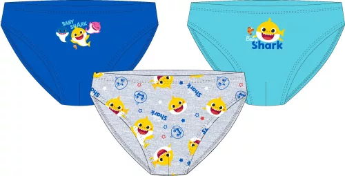 Baby Shark Fun gyerek fehérnemű, alsó 3 darab/csomag 2 - 5 év / 92 - 110 cm