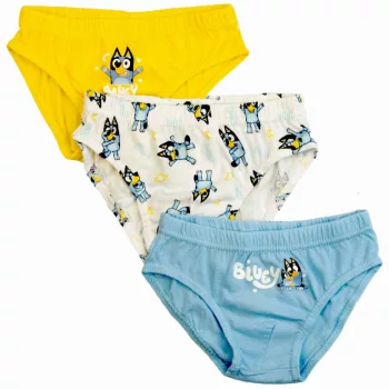   Bluey Stars gyerek fehérnemű, alsó 3 darab/csomag 3 - 8 év / 98 - 128 cm