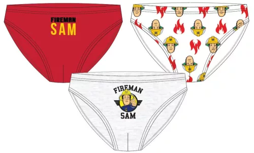 Sam a tűzoltó Flame gyerek fehérnemű, alsó 3 darab/csomag 3 - 8 év / 98 - 128 cm