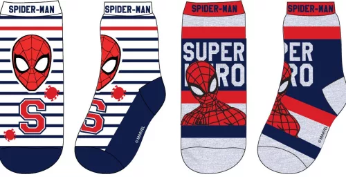 Pókember Super Hero gyerek zokni 23-34