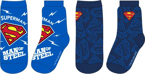 Superman Man of Steel gyerek zokni 23-34