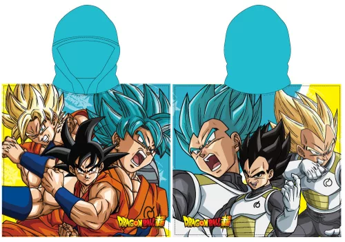 Dragon Ball Fusion Warrior strand törölköző poncsó 55x110cm (Fast Dry)