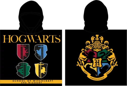 Harry Potter Hogwarts strand törölköző poncsó 55x110cm (Fast Dry)