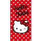 Hello Kitty Red fürdőlepedő, strand törölköző 70x140cm (Fast Dry)