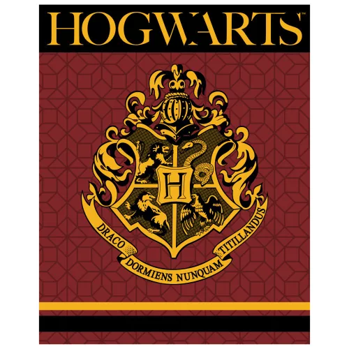 Harry Potter Crest coral fleece polár takaró 120x150cm