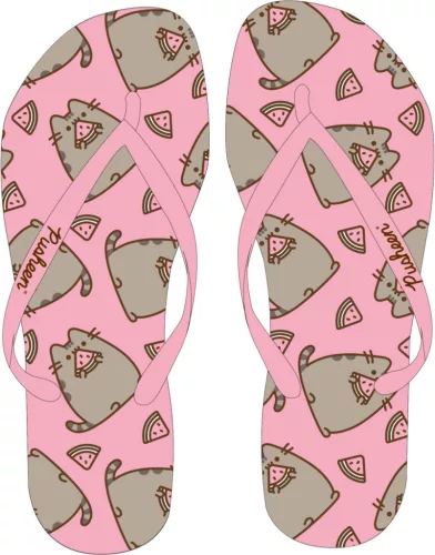 Pusheen Pink gyerek papucs, Flip-Flop 25-34