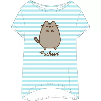 Pusheen Striped női rövid hálópóló M
