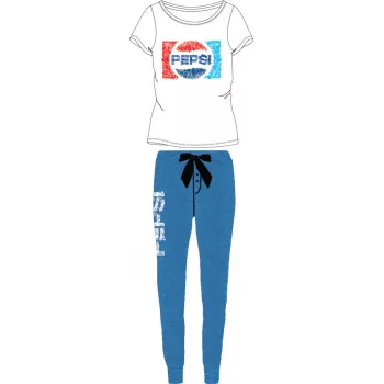 Pepsi White női pizsama S-XL