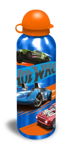 Hot Wheels Blue alumínium kulacs ivókupakkal 500 ml