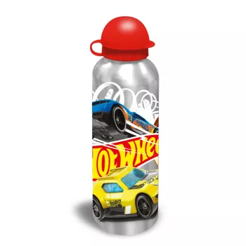 Hot Wheels Silver alumínium kulacs ivókupakkal 500 ml