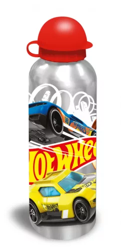 Hot Wheels Silver alumínium kulacs ivókupakkal 500 ml