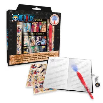 One Piece New World napló + mágikus toll szett