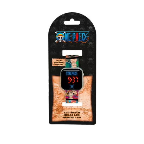 One Piece Friends digitális LED karóra