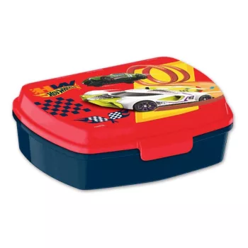 Hot Wheels Red funny műanyag szendvicsdoboz