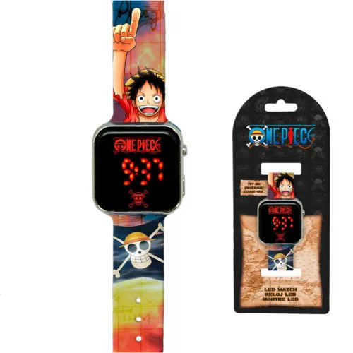 One Piece Pirate digitális LED karóra