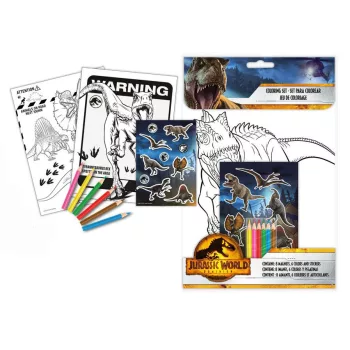 Jurassic World Dominion színező + matrica szett