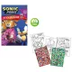 Sonic a sündisznó Robot színező + matrica szett