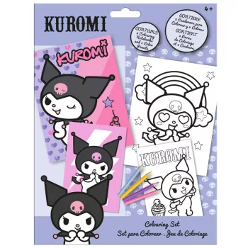 Hello Kitty Kuromi színező szett