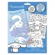 Hello Kitty Cinnamoroll színező szett matricával