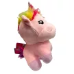 Unikornis Pink plüss figura 16 cm