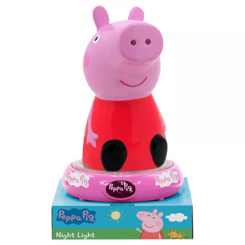 Peppa malac Smile 3D LED éjjeli lámpa, éjszakai fény