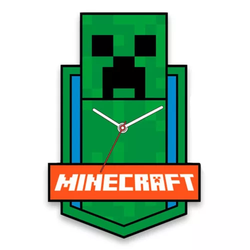 Minecraft Green XL falióra 50 cm