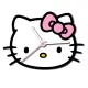 Hello Kitty Bow XL falióra 50 cm