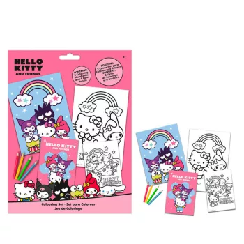 Hello Kitty Friends színező szett