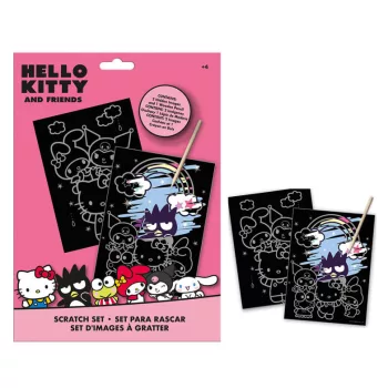 Hello Kitty Friends scratch képkarcoló készlet