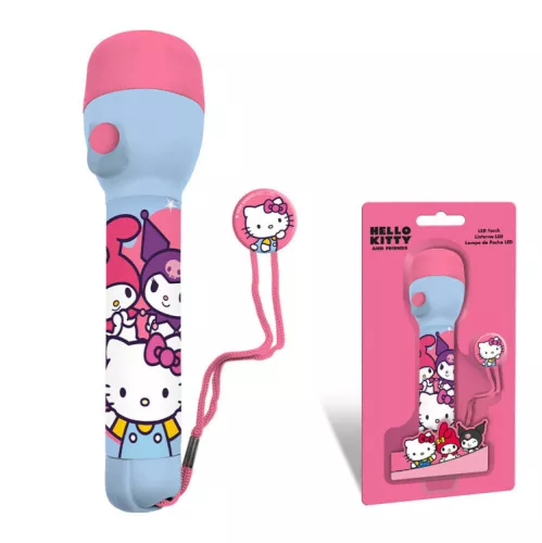 Hello Kitty Friends elemlámpa, zseblámpa 21 cm