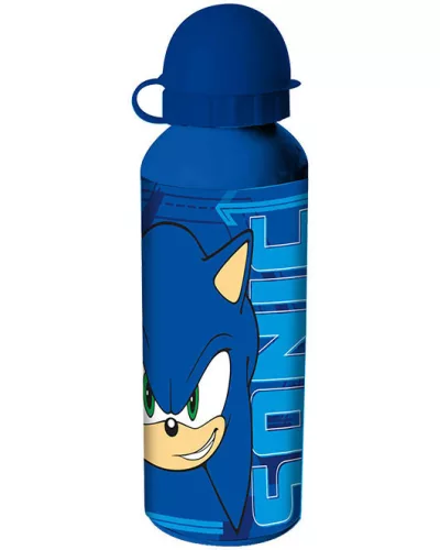 Sonic a sündisznó Prime Blue alumínium kulacs ívókupakkal 500 ml