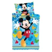 Disney Mickey Joyful gyerek, ovis ágyneműhuzat 100×135 cm, 40×60 cm