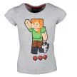 Minecraft Pixel Power gyerek rövid póló, felső 4 - 8 év / 104 - 128 cm