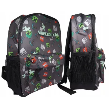 Minecraft Grey hátizsák, táska 28 cm