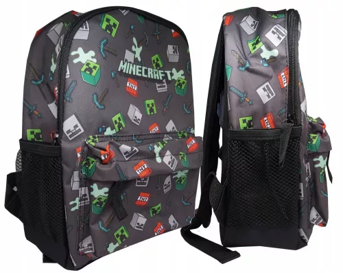 Minecraft Grey hátizsák, táska 28 cm